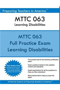 MTTC 063 Learning Disabilities