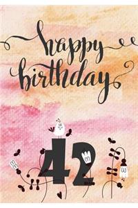 Happy Birthday 42