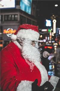 A Santa in the City Christmas Holiday Journal