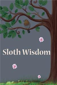 Sloth Wisdom cute Notebooks