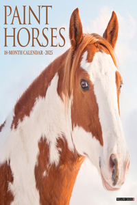 Paint Horses 2026 12 X 12 Wall Calendar