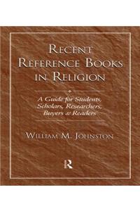 Recent Reference Books in Religion