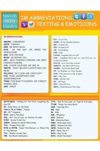 Instant Messaging Abbreviations, Texting and Emoticons