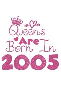 Queens Are Born In 2005 Notebook