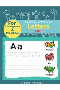 Alphabet Trace the Letters