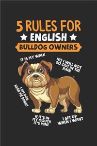 5 Rules for English Bulldog Owners