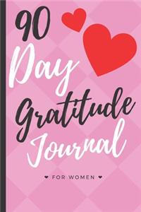 90 Day Gratitude Journal For Women