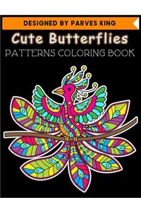 Cute Butterflies PATTERNS COLORING BOOK