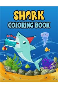 Shark Coloring Book