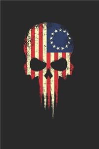 Betsy Ross Flag Notebook - American Patriot Journal Planner