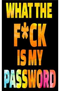 Password Log Book Large Print