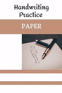 Handwriting Practice Paper