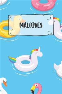 Maldives: Ruled Travel Diary Notebook or Journey Journal - Lined Trip Pocketbook for Men and Women with Lines