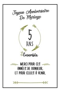 Joyeux Anniversaire De Mariage, Carnet