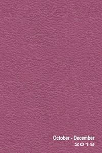 Daily Planner 3-Month 2019