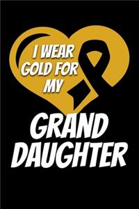 I Wear Gold For My Granddaughter