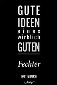 Notizbuch für Fechter