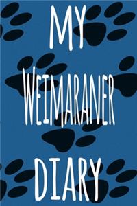 My Weimaraner Diary