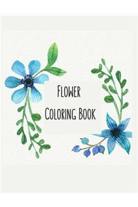 Flower Coloring Book