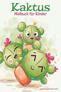 Kaktus-Malbuch für Kinder
