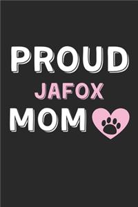 Proud Jafox Mom: Lined Journal, 120 Pages, 6 x 9, Jafox Dog Mom Gift Idea, Black Matte Finish (Proud Jafox Mom Journal)