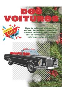 Livre de coloriage unique pour enfant - Des voitures. Plus de 50 Voiture