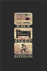 Biathlon Notizbuch
