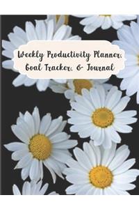 Weekly Productivity Planner, Goal Tracker & Journal