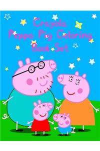 Crayola Peppa Pig Coloring Book Set