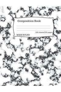 Stone Marble Composition Notebook