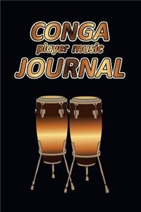 Conga Player Music Journal