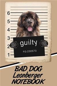Bad Dog Leonberger Notebook