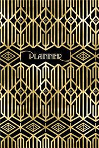 2019 Daily Planner Art Deco Design 384 Pages