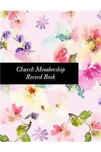 Church Membership Record Book