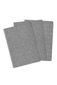 Heko Lined/Plain/Dot Grid Cahiers 3 Pack - Grey Medium