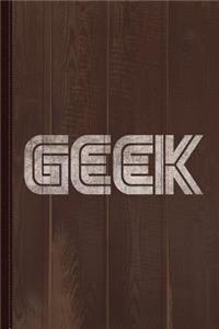 Geek Vintage Journal Notebook