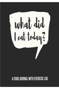 What Did I Eat Today?