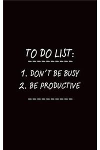 To Do List