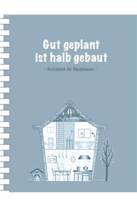 Gut geplant ist halb gebaut