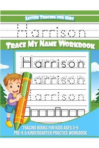 Harrison Letter Tracing for Kids Trace My Name Workbook