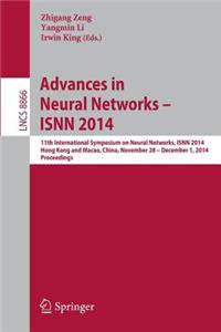 Advances in Neural Networks - Isnn 2014