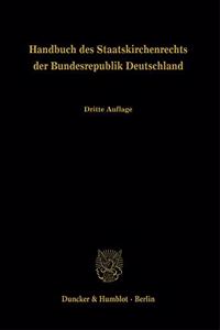 Handbuch Des Staatskirchenrechts Der Bundesrepublik Deutschland