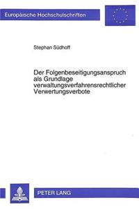 Der Folgenbeseitigungsanspruch als Grundlage verwaltungsverfahrensrechtlicher Verwertungsverbote