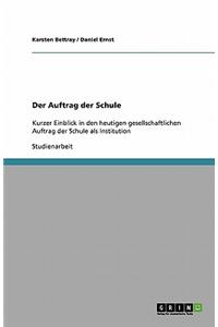 Der Auftrag der Schule