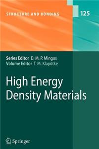 High Energy Density Materials