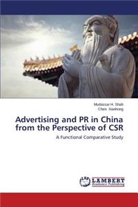 Advertising and PR in China from the Perspective of CSR