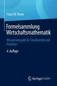 Formelsammlung Wirtschaftsmathematik