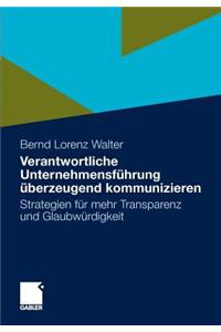 Verantwortliche Unternehmensführung Überzeugend Kommunizieren