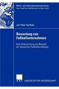 Bewertung Von Fußballunternehmen