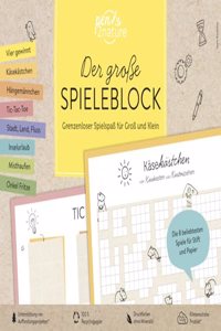 Der groÃŸe Spieleblock. Umweltfreundlicher SpielspaÃŸ fur GroÃŸ und Klein: Nachhaltiger, bunter Spiele-Block auf Recyclingpapier. Fur Spieleabende mit der ganze Familie